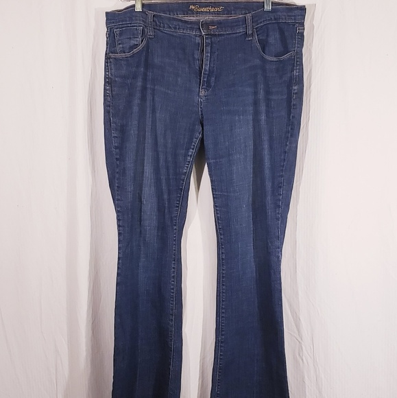 ladies stretch jeans size 16